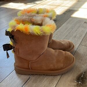 UGG Bailey Bow Plaid Punk Boots